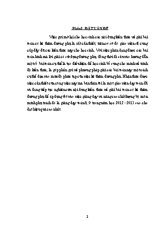 Sáng kiến kinh nghiệm Nâng cao chất lượng giảng dạy Toán 8, 9 - Năm học 2012-2013