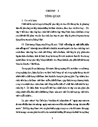 SKKN Một số biện pháp rèn chữ viết cho học sinh Lớp 4 trường Tiểu học và Trung học cơ sở Lập Chiệng