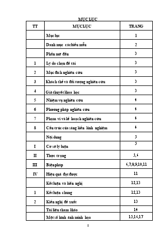 Sáng kiến kinh nghiệm Một số biện pháp chăm sóc và giáo dục chuẩn bị cho trẻ 5 tuổi vào Lớp 1